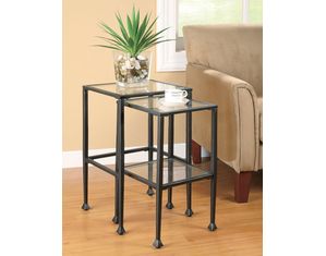 Union Square Black Nesting Table