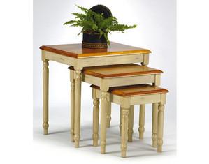 Home Star Country Cottage Collection Nesting Table