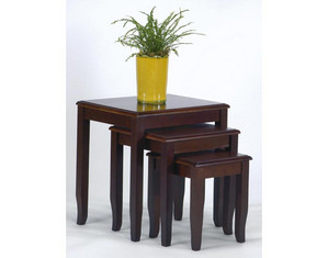 Home Star Merlot Collection Nesting Table