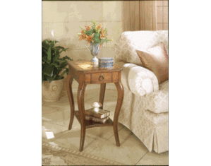 Butler Linen Fold Inaly Side Table