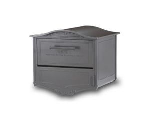 Architectural Mailboxes Geneva Post Mount Locking Mailbox Bronze