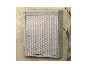 Architectural Mailboxes Metropolis Stainless Steel Mailbox Swirl Finish