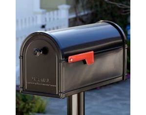 Architectural Mailboxes Sonoma Post Mount Mailbox Black
