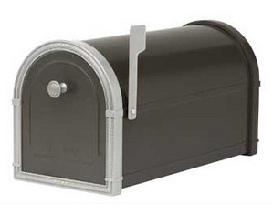 Architectural Bellevue Platinum Accents Mail Box - Fast FREE FedEx Shipping!