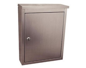Architectural Stainless Steel Metropolis Mail Box with Satin Finish - Fast FREE FedEx Shipping!