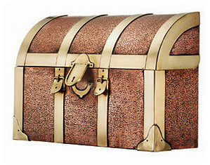 Good Directions Steamer Trunk Mail Box - Fast FREE FedEx Shipping!