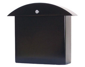 Houseart Satin Black Monet Mail Box - Fast FREE FedEx Shipping!
