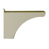 Architectural Mailboxes Decorative In-ground Post Side Support Bracket for One Mailbox Bronze