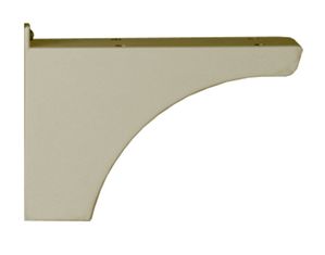 Architectural Mailboxes Decorative In-ground Post Side Support Bracket for One Mailbox Bronze