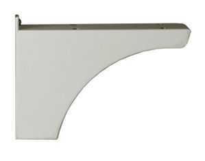 Architectural Mailboxes Decorative In-ground Post Side Support Bracket for One Mailbox White