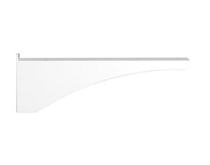 Architectural Mailboxes Decorative In-ground Post Side Support Bracket for Two Mailboxes White