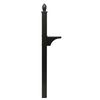 Architectural Mailboxes Decorative In-ground Side Mount Post Black