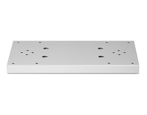 Architectural Mailboxes Duo Spreader Plate for Standard Posts Pearl Gray