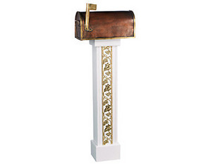 Good Directions Litchfield Vinyl Mail Box Post - Fast FREE FedEx Shipping!