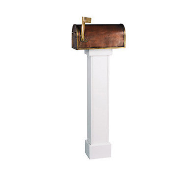 White Finish Small Post