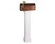 White Finish Small Post