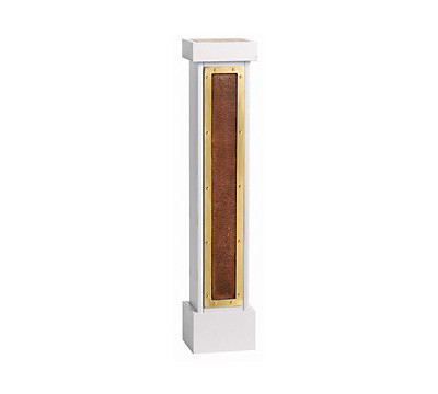 White Finish Small Post