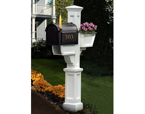 Mayne Signature Plus Mailbox Post - Fast FREE FedEx Shipping!