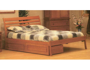 Atlantic Furniture Cambridge Wood Bed - FREE Inside Delivery!