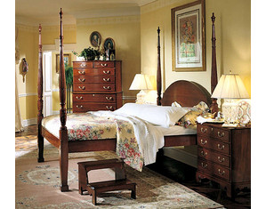 Craftique Mebane Rice Twin Size Wood Bed - Fast FREE FedEx Shipping!