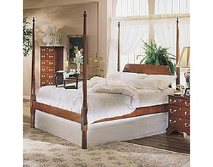 Craftique Middleton Pencil Post Twin Size Wood Bed - Fast FREE FedEx Shipping!
