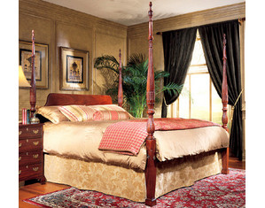 Craftique Sportswood Wheat Carved Twin Size Wood Bed - Fast FREE FedEx Shipping!
