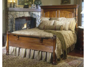Craftique Stevenson King Size Wood Bed - FREE Inside Delivery!