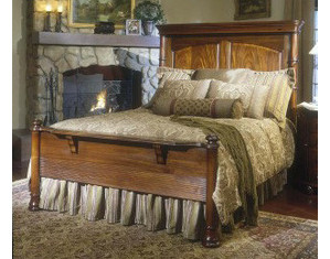 Craftique Stevenson Queen Size Wood Bed - FREE Inside Delivery!
