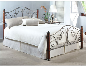 Fashion Bed Group Grenada Wood Bed - Fast FREE FedEx Shipping!