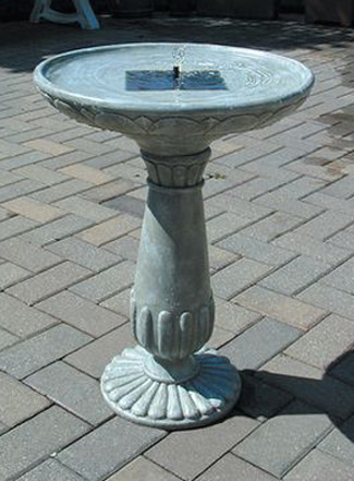 Smart Solar Portsmouth Solar Birdbath Fountain image