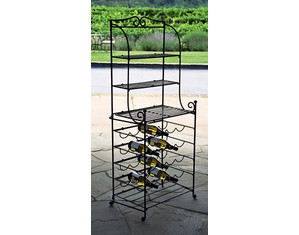Pangaea 20 Bottle Folding Wine Shelf - Fast FREE FedEx Shipping!
