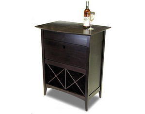 Winsome Wine Butler with Sliding Top - Fast FREE FedEx Shipping!