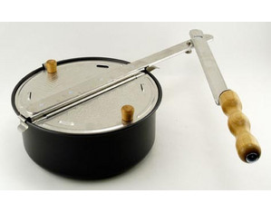 Whirley Pop Campfire Popcorn Popper - Fast FREE FedEx Shipping!