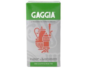 Gaggia Decaf Coffee Pods - Case of 20 (GAPDECAF20)