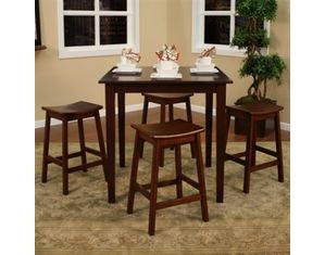American Heritage Billiards Marsala Counter Height Dining Set