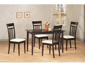 Union Square 5 piece Cappuccino Dining Set