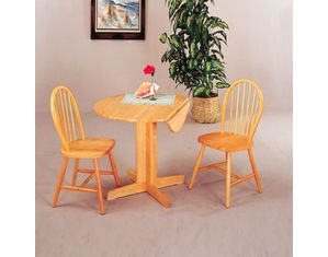 Union Square Montrose 2 Person Round Dinette Set with Drop Leaf