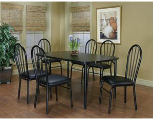 Cramco Ebony 7 piece Dining Set