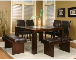 Cramco Kemper Cordovan 7 piece Dining Set