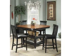 APA by Whalen Clear Brook 5 piece Counter Height Dining Set