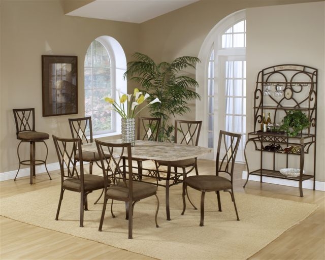 Hillsdale Furniture Brookside 7 Piece Rectangle Dining Set image