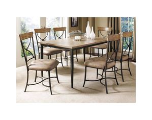 Hillsdale Furniture Charleston 7-Piece Rectangle Dining Set