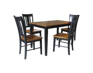 International Concepts Shaker Style Counter Height Table with 4 Counter Height Stool