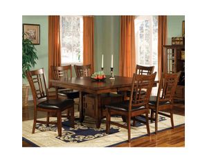 Lifestyle California Eureka Storage Dining Set with 18 inch Leaf