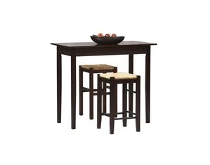 Linon Home Decor Products Tavern Three Piece Counter Set