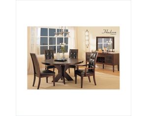 Modus Hudson Round X-Base 5 piece Dining Set