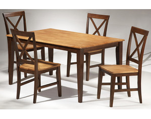 Entree Camden 5 Piece Solid Top Leg Table Set - FREE Inside Delivery!