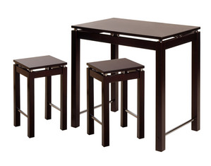 Winsome Linea 3 Piece Kitchen Island Set