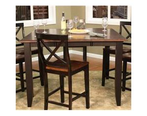 American Heritage Billiards Rosetta Butterfly Counter Height Dining Table