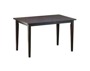 Baxton Studio Polly Light Cappuccino Hardwood Dining Table